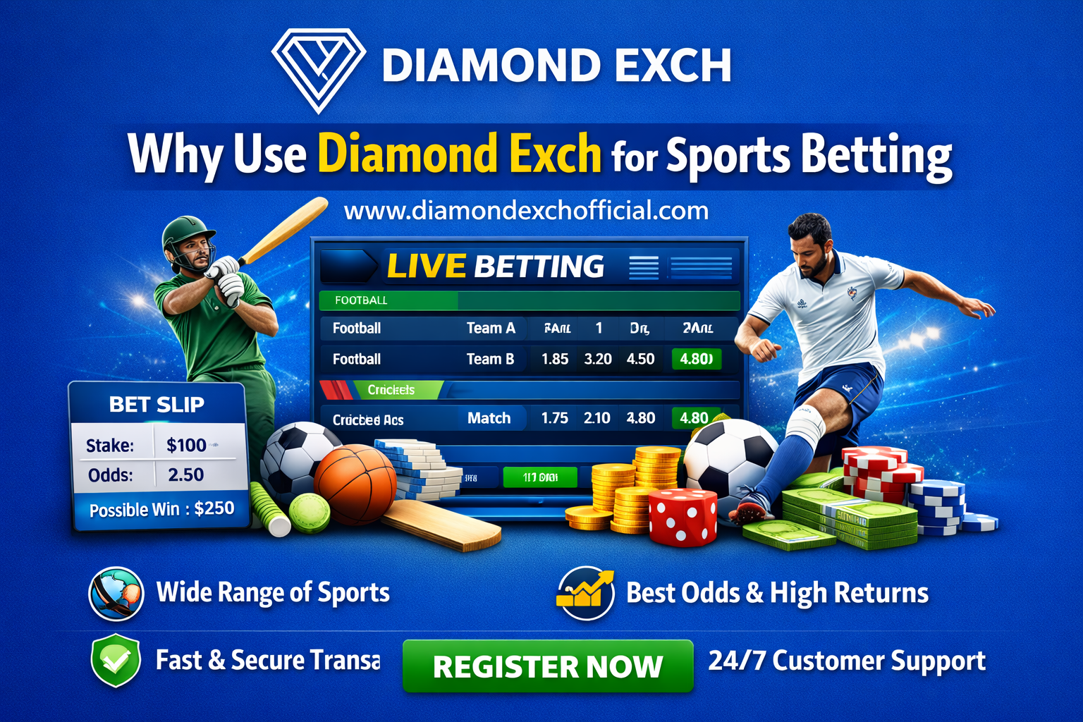 Why Use Diamond Exch for Sports Betting