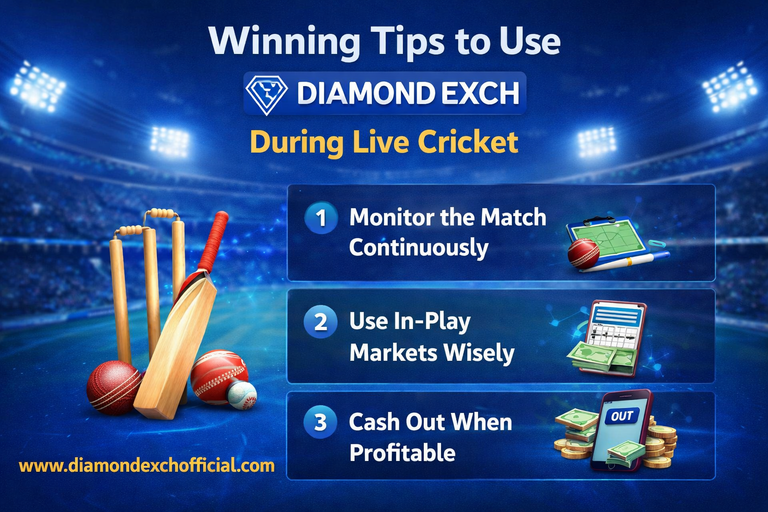Winning Tips to Use Diamond Exch During Live Cricket