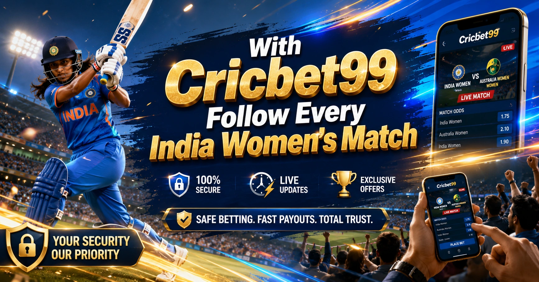 With Cricbet99 Follow Every India Women’s Match