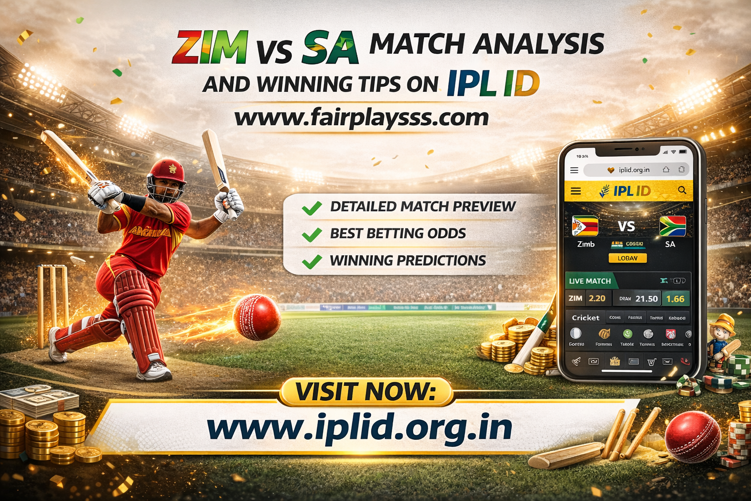 ZIM vs SA Match Analysis and Winning Tips on IPL ID
